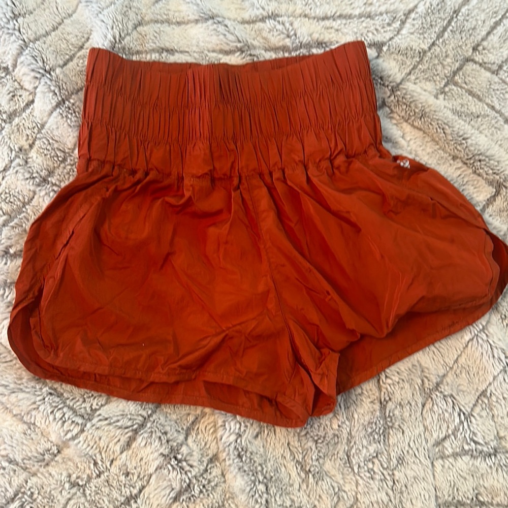 Free People FP The Way Home Shorts Rust Burnt Orange